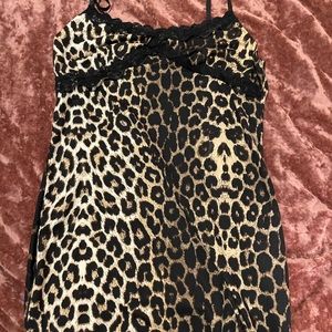2 mini slip dresses